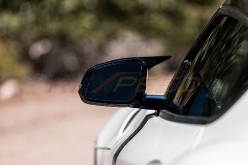 Rexpeed 2020+ Supra GR V9 Dry Carbon Mirror Cap Full Replacements | Matte | TS74M - JDMuscleExterior GarnishesTS74M