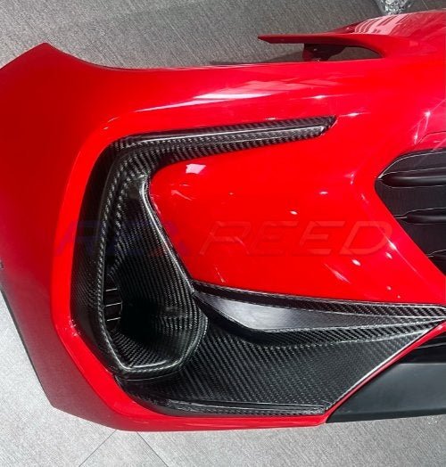 Rexpeed 2022+ BRZ Dry Carbon Front Bumper Lower Side Cover | for NO LED liner model only. | FR97 - JDMuscleBumper CoversFR97