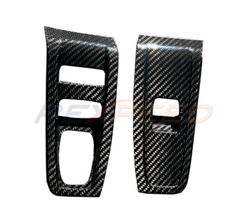 Rexpeed 2022+ GR86 / BRZ Dry Carbon Door Switch Panel Cover | FR91 - JDMuscleTrim KitsFR91