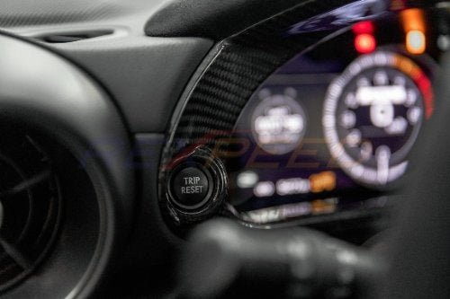Rexpeed 2022+ GR86 / BRZ Dry Carbon Gauge Cluster Cover - LHD Only | Gloss | FR137 - JDMuscleTrim KitsFR137