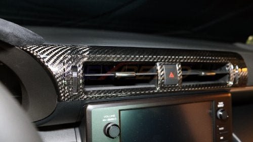 Rexpeed 2022+ GR86/BRZ Dry Carbon AC panel Dash Cover_LHD only | FR121 - JDMuscleTrim KitsFR121