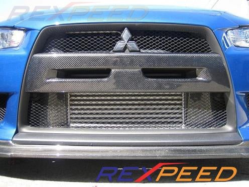 Rexpeed Carbon Bumper Cover Mitsubishi Evo X 2008 - 2015 | R95 - JDMuscleBumper CoversR95