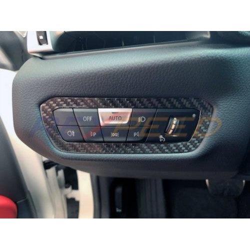 Rexpeed 2020+ Supra GR Carbon Fiber Cluster Switch Panel Badge | TS20