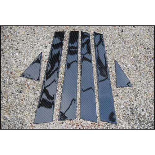 Rexpeed Carbon Fiber Pillar Trim Subaru STi 2008+ | G04