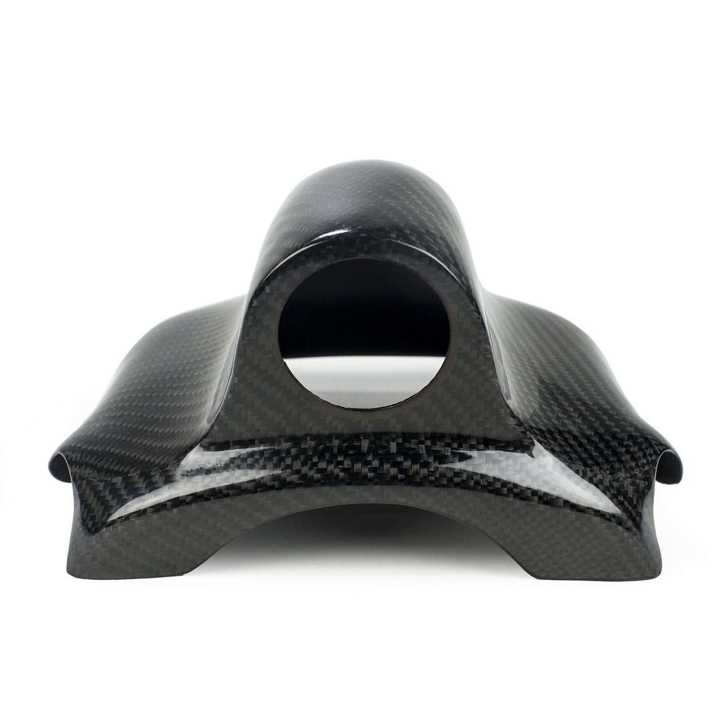 Rexpeed Carbon Fiber Steering Wheel Single Pod | 2008-2015 Mitsubishi Evo X | R149