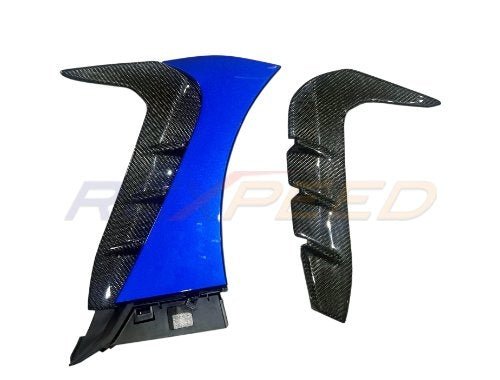 Rexpeed GR86 / BRZ 2022+ V2 Carbon Fiber Fender Ducts Fins | FR74 - JDMuscleFendersFR74