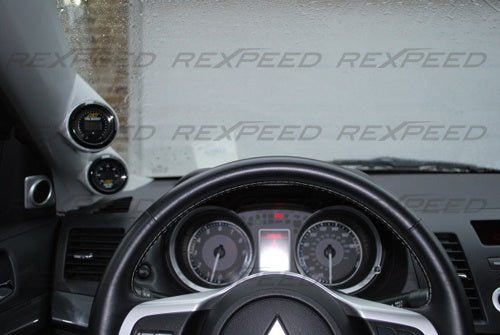Rexpeed LHD Double Pod Mitsubishi Evo X 2008 - 2015 | R158 - JDMusclePodsR158