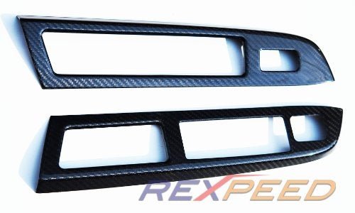 Rexpeed OE Style Dry Carbon Window Switch Panel Cover Trim Subaru 2014 - 17 WRX / 2014 - 2017 STi | G57 - JDMuscleTrim KitsG57