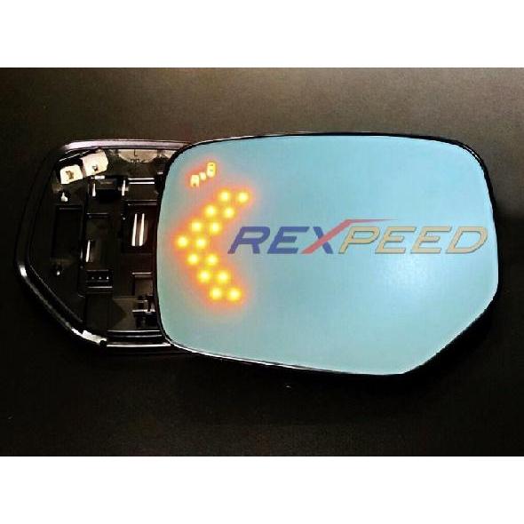 Rexpeed Polarized Blue Mirrors w/ Heated Anti Fog & Blind Spot & LED Direction Indicator Subaru 2015+ WRX / 2015+ STI | G24BSMLED