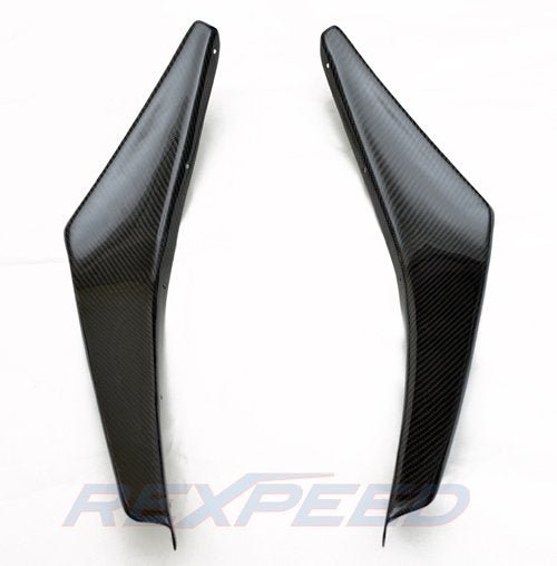 Rexpeed V - Style Carbon Canards Mitsubishi Evo 8 2003 - 2005 | R24V - JDMuscleCanardsR24V