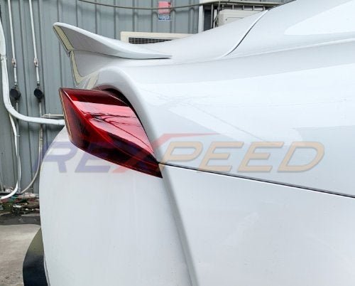 Rexpeed V2 Painted Spoiler 20 - 26 Toyota Supra GR - JDMuscleRear LipsWhite Metallic (D01)