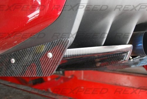 Rexpeed VA - Style Carbon Diffuser Mitsubishi Evo X 2008 - 2015 | R180 - JDMuscleDiffusers and Vortex GeneratorsR180