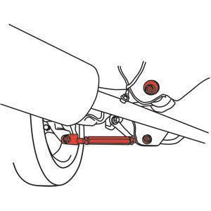 SPC Performance Rear Adj Camber Arm Nissan 370Z / Infiniti G37 / 2006-2008 Infiniti G35 | w/ Active Rr Steering | 72260