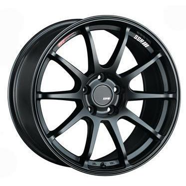 SSR GTV02 18x9.5 5x114.3 22mm Offset Flat Black Wheel - Universal