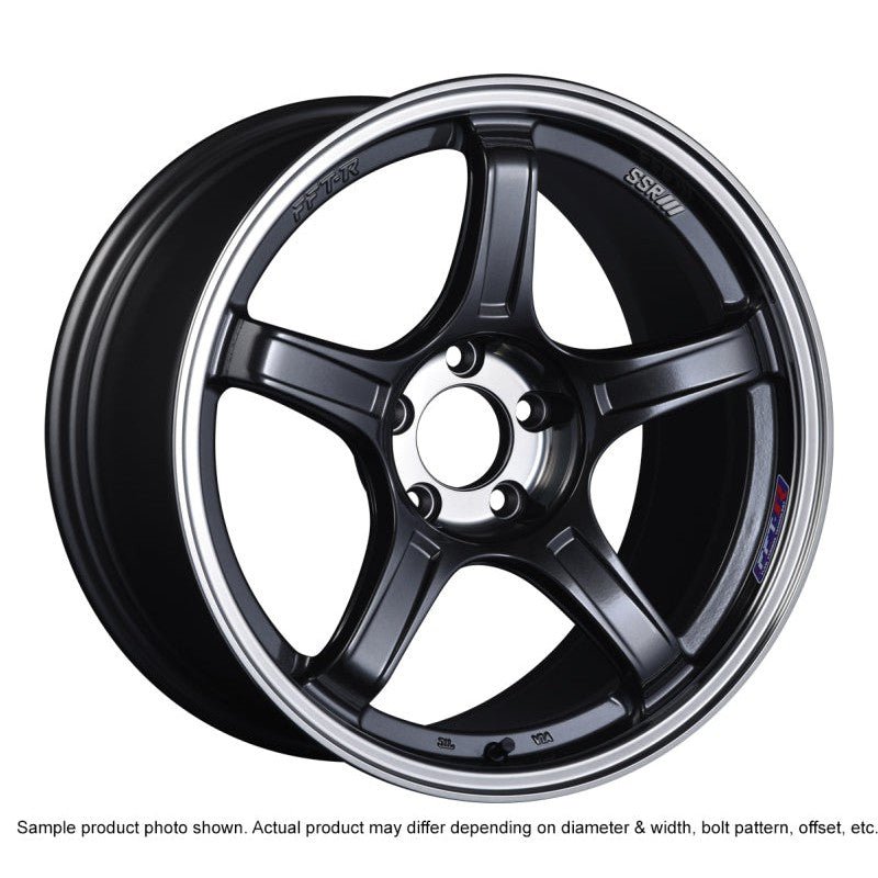 SSR GTX03 18x10.5 5x114.3 22mm Offset Black Graphite Wheel - JDMuscleWheelsssrXC18105+2205GGM18x10.5+22mm5x114.3