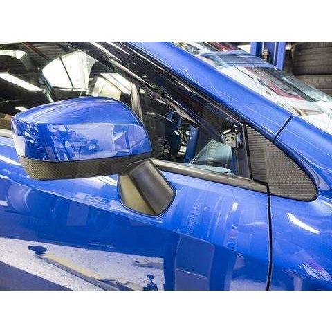 Sticker Fab 15-21 WRX/STI 3D Carbon Fiber Quarter Mirror Trim Overlays