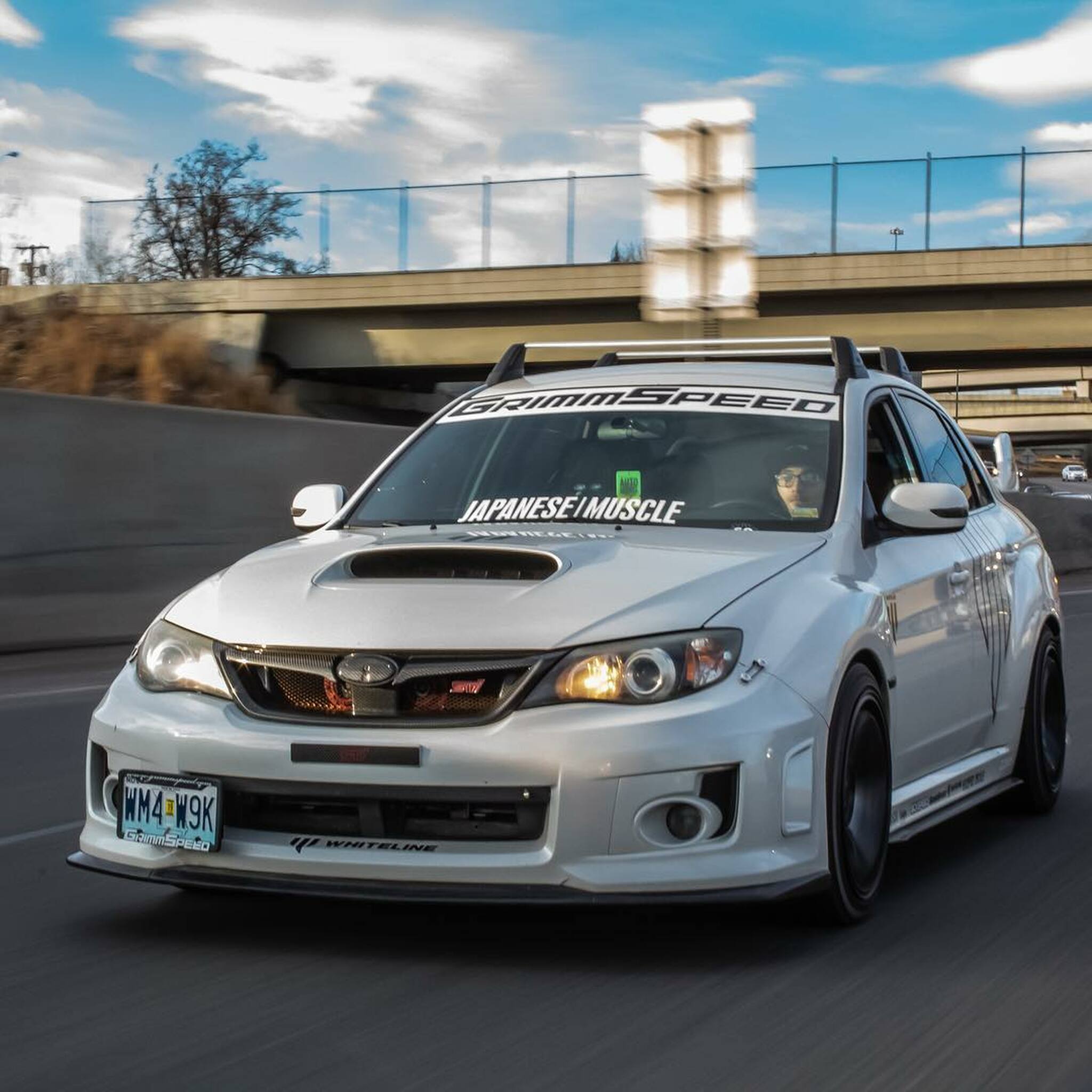 GrimmSpeed 43in Windshield Banner Subaru 2002+ WRX / 2002+ STI grm11