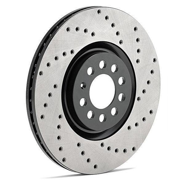 StopTech 18-21 STI Front SportStop Drilled Premium Rotor