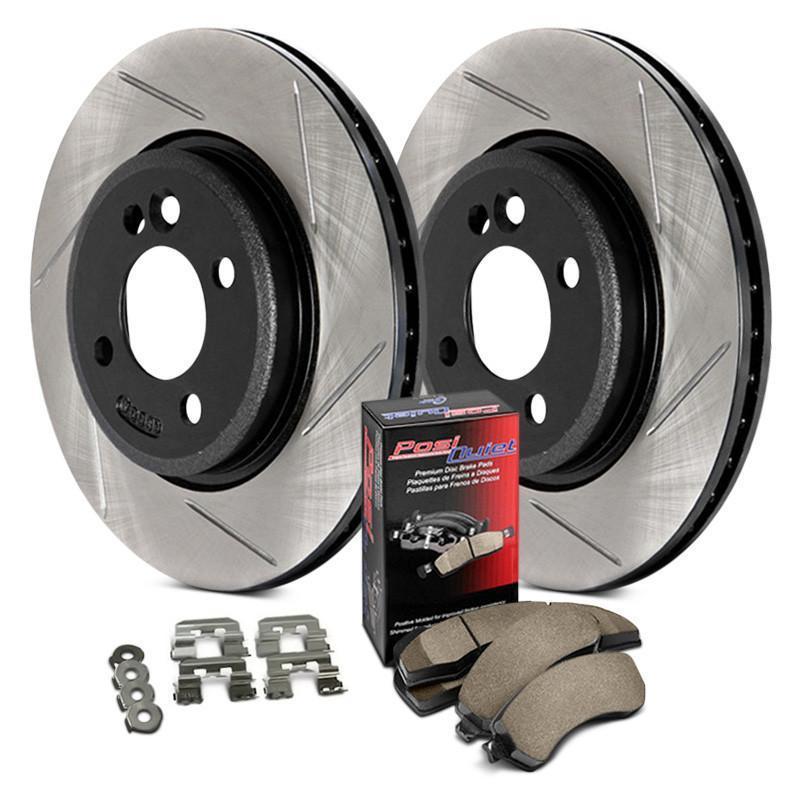 Stoptech Street Axle Pack Slotted Brake Front Combo WRX 2011-2014 / XV Crosstrek 2013-2017 | 937.47005