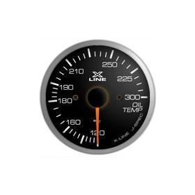 STRI Xline V2 52mm Clear Lens/White Oil Temp Gauge - Universal