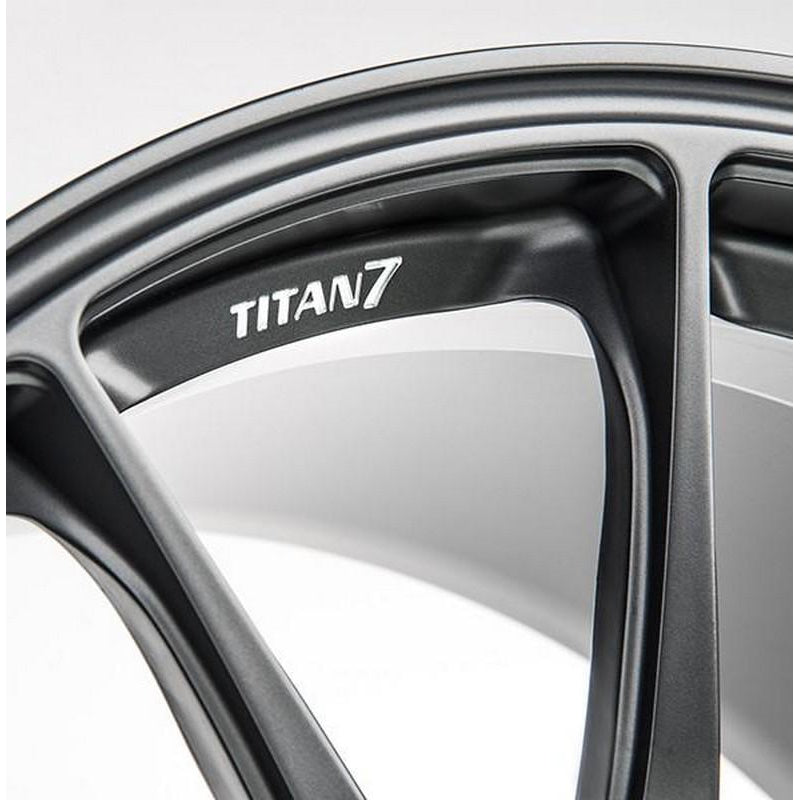 Titan 7 18 Inch T-R10 Satin Titanium Forged Wheels For Nissan 350Z, 370Z