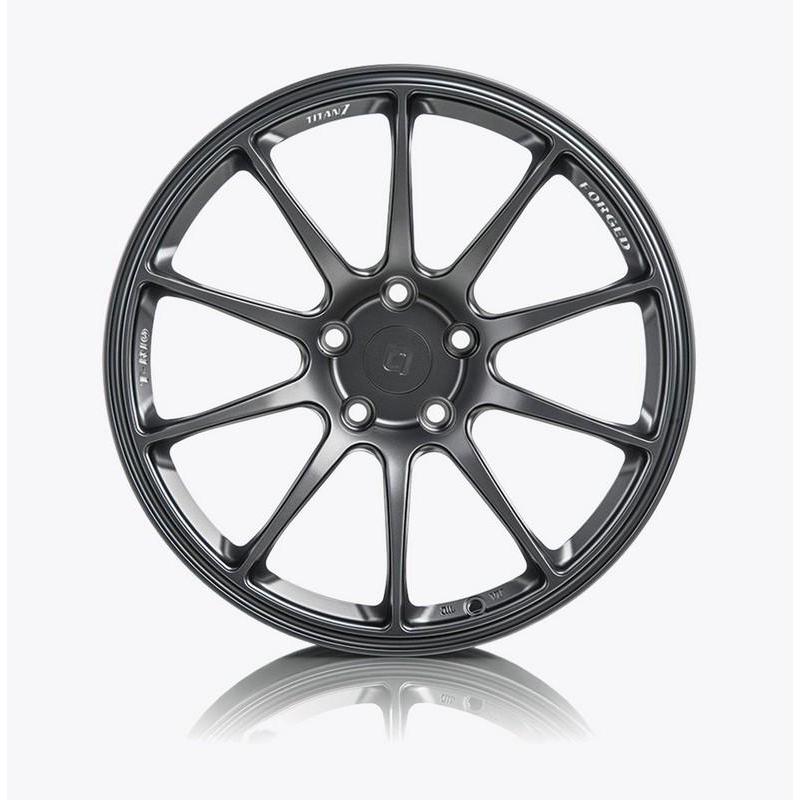 Titan 7 18 Inch T-R10 Satin Titanium Forged Wheels For Subaru Wrx