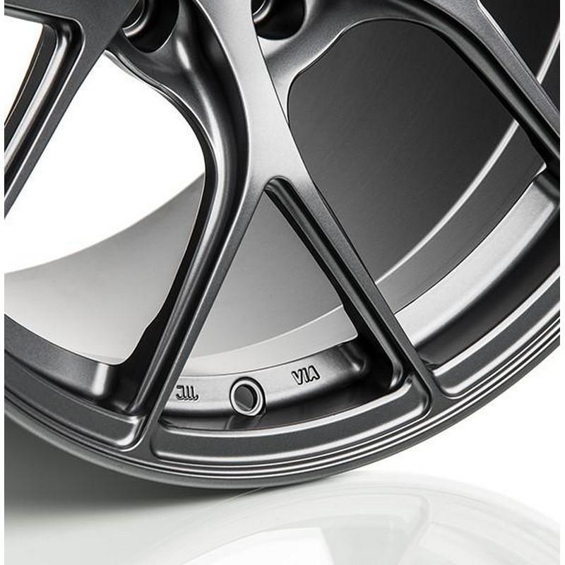 Titan 7 18 Inch T-S5 Satin Titanium Forged Wheels For Nissan 350Z, 370Z