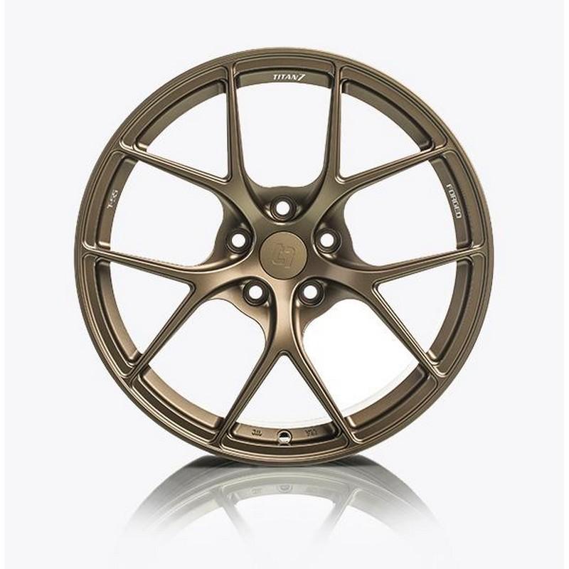 Titan 7 18 Inch T-S5 Techna Bronze Forged Wheels For Subaru Wrx