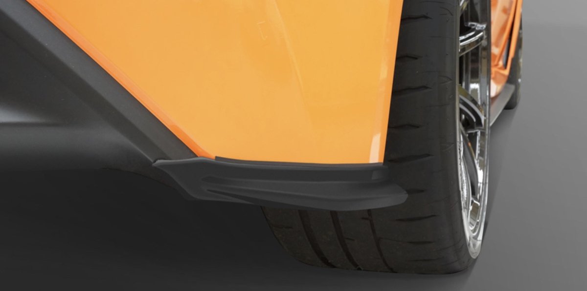 TOM'S 2022+ GR86 Rear Side Fins Unpainted | 52129 - TZN80 - Z - JDMuscleRear Lips52129-TZN80-Z