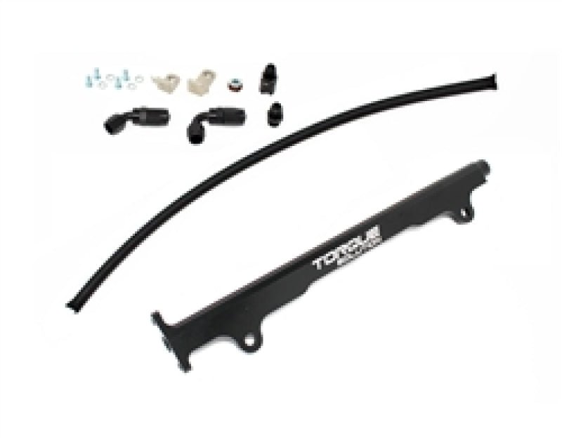 Torque Solution Billet Aluminum Fuel Rail Black Mitsubishi Evo X 2008+ | TS - EV - 485BK - JDMuscleFuel RailstqsTS-EV-485BK