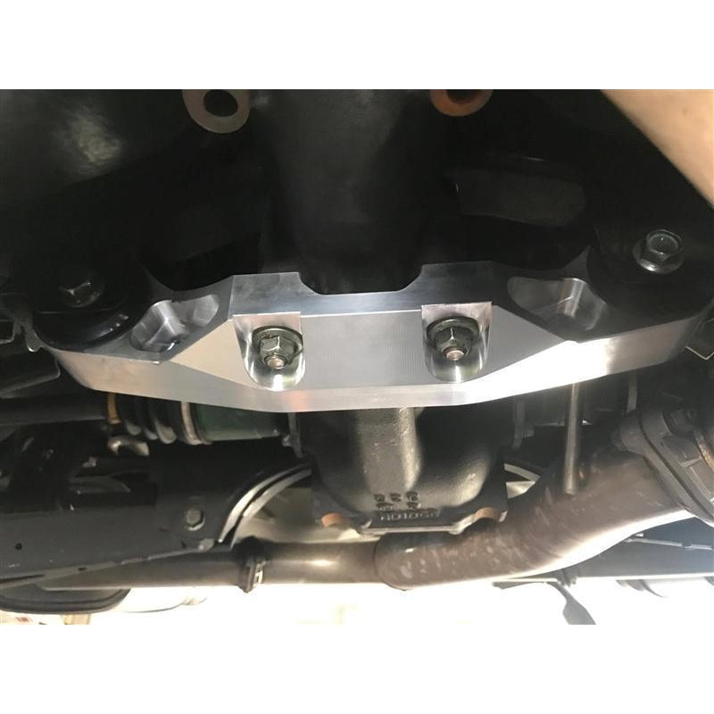Torque Solution Billet Aluminum Rear Differential Brace Black WRX/STI 2008-21