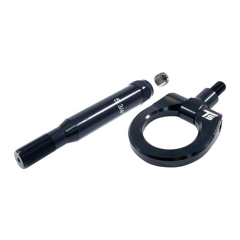 Torque Solution Billet Front Tow Hook Black Subaru Legacy / GT 2005-2009