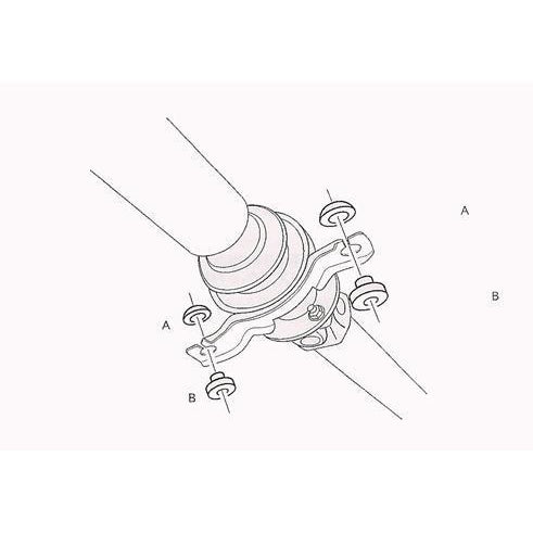 Torque Solution 02-21 WRX / 04-21 STI / 05-09 Legacy Drive Shaft Carrier Bearing Support Bushings | TS-SU-DSB
