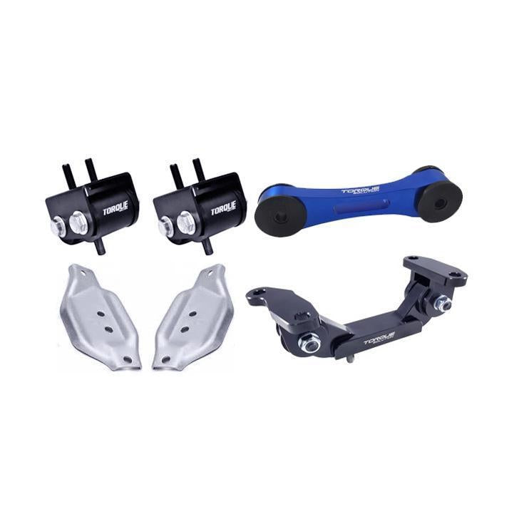 Torque Solution Engine / Transmission / Pitch Mount Set Blue WRX 2002-2014 / STI 2004-2019