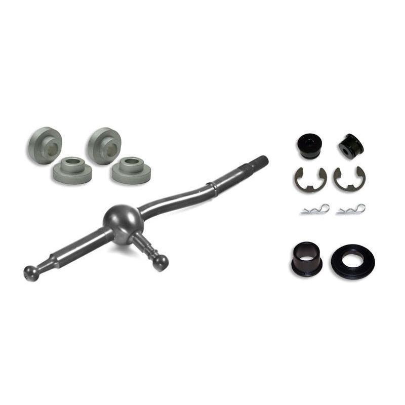 Torque Solution Short Shifter, Base, Shifter Cable + Gate Selector Bushing Combo Evolution X 2010-2014