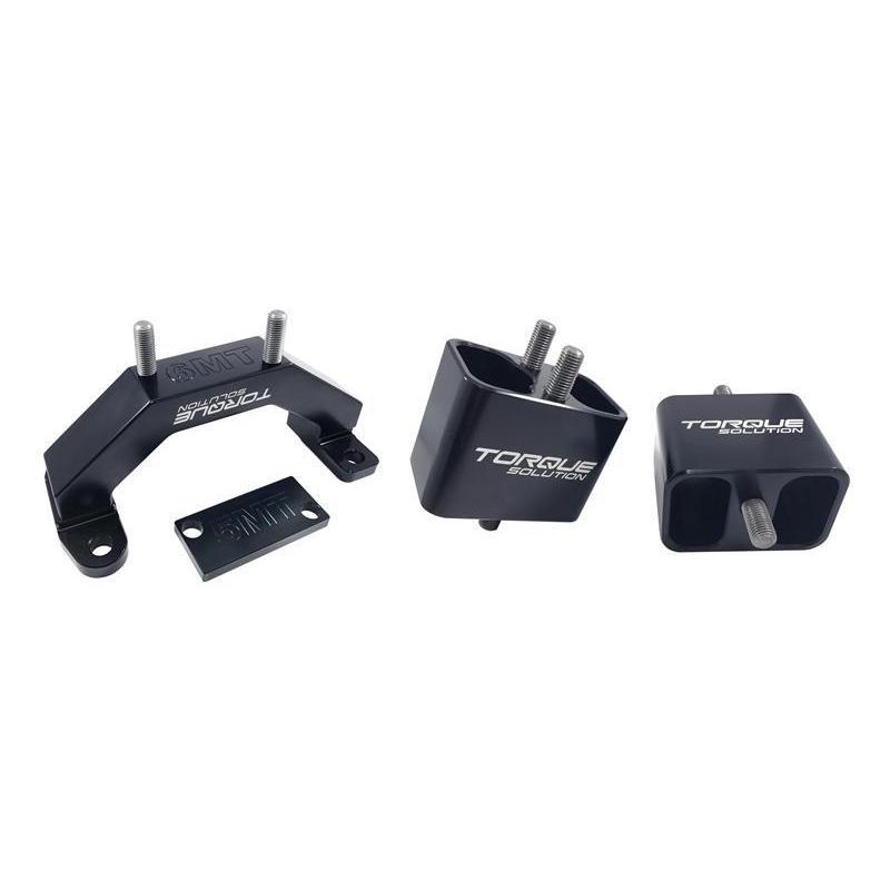 Torque Solution 02-14 WRX / 04-21 STI Solid Billet Aluminum Engine & Transmission Mount | TS-SU-250SB