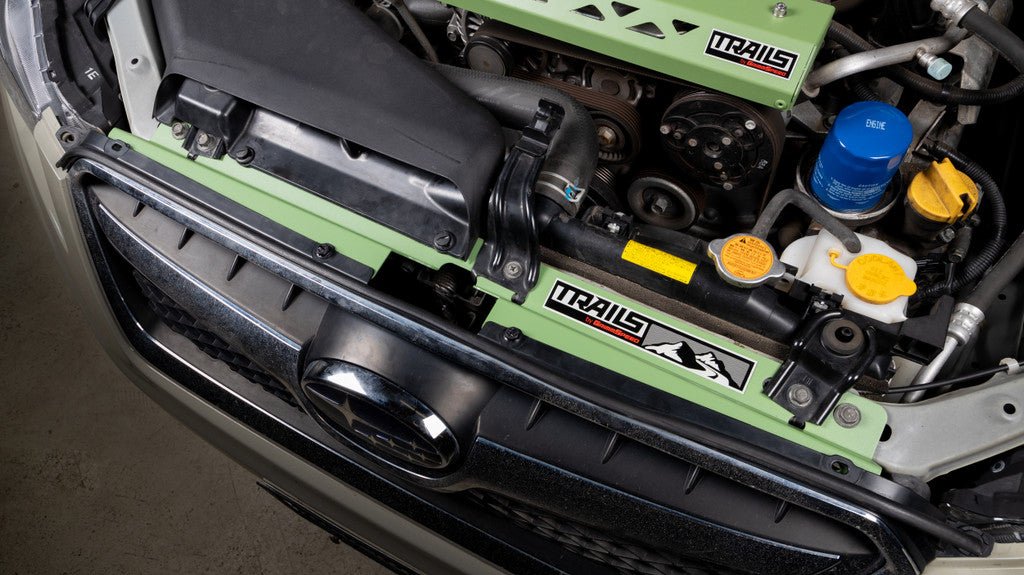 TRAILS by GrimmSpeed Radiator Shroud GREEN - Subaru 13 - 17 Crosstrek | TBG114030.3 - JDMuscleRadiator ShroudsgrmTGSTBG114030.3