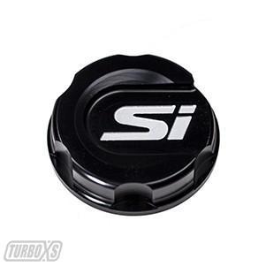 Turbo XS Black Oil Cap 2016+ Honda Civic | HC-OC-BLK-SI