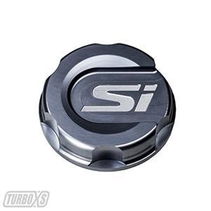 Turbo XS Grey Oil Cap 2016+ Honda Civic | HC-OC-GRY-SI