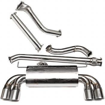 TurboXS GT Catless Turboback Exhaust Subaru STI 2008-2014 | STI08-TBE-RP