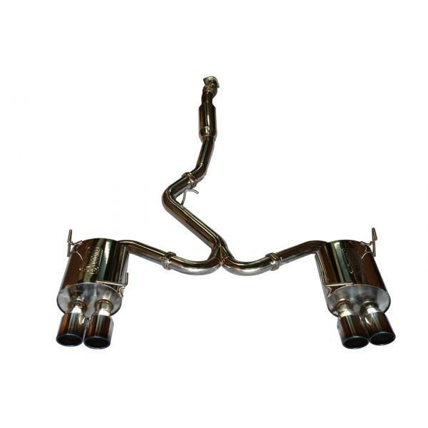 TurboXS Quad Tip Cat Back Exhaust WRX/STI Sedan 2011-2014 | WS11S-CBE