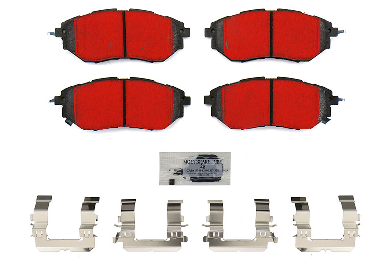 Centric C-TEK Rear Brake Pads w/Shims Subaru Models | inc. 2008+ WRX / 2013+ BRZ | 500.11140
