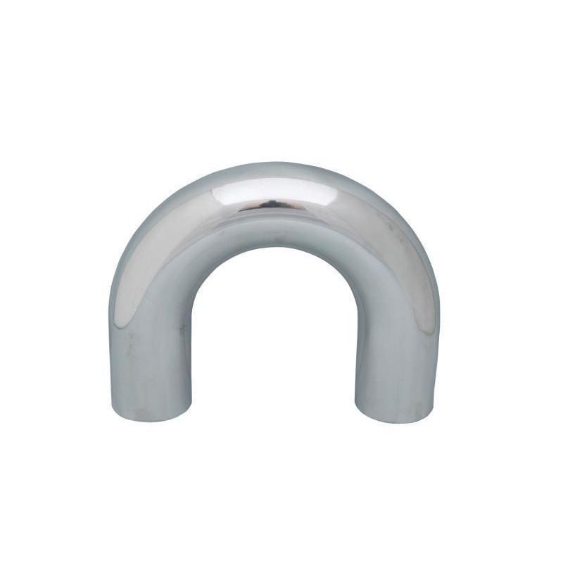 Vibrant Aluminum Tubing 180 Degree Bend Polished - Universal