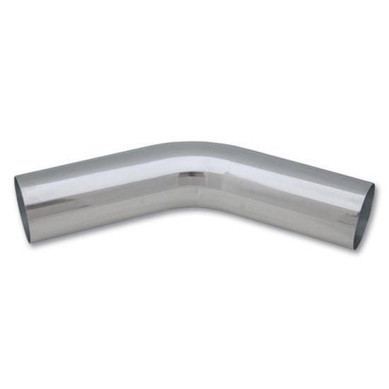 Vibrant Aluminum Tubing 45 Degree Bend Polished - Universal