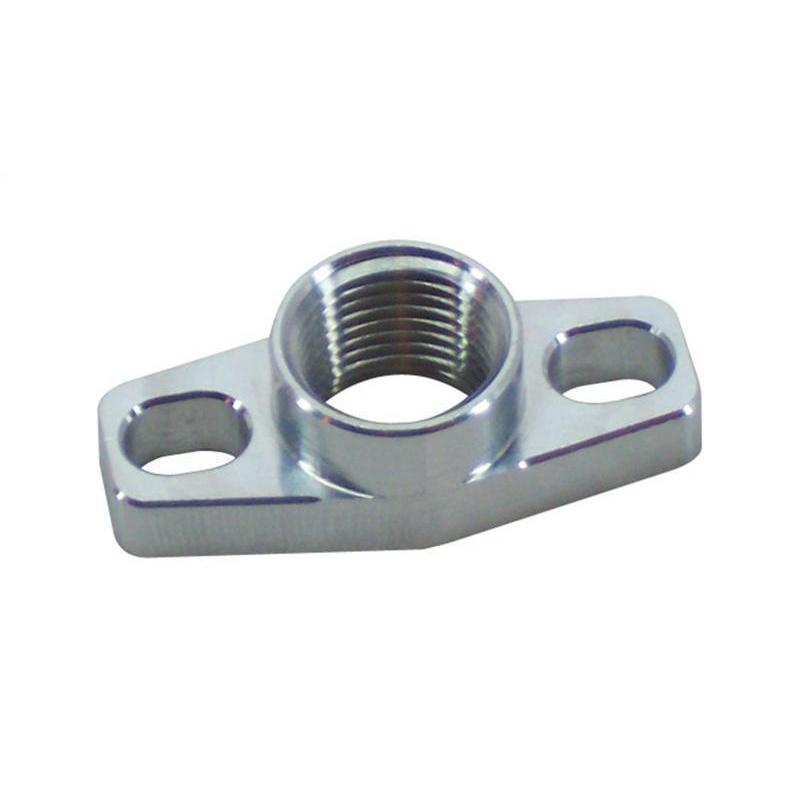 Vibrant Oil Drain Flange for GT25R GT28R GT30R and GT35R Ball Bearing Turbo Billet Aluminum - Universal