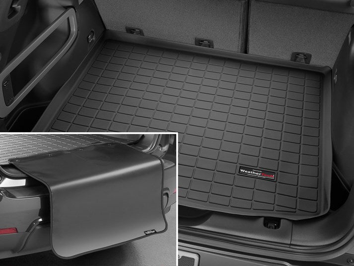 WeatherTech 2020+ Outback Cargo With Bumper Protector - Black | 401320SK - JDMuscleFloor Matswet401320SK