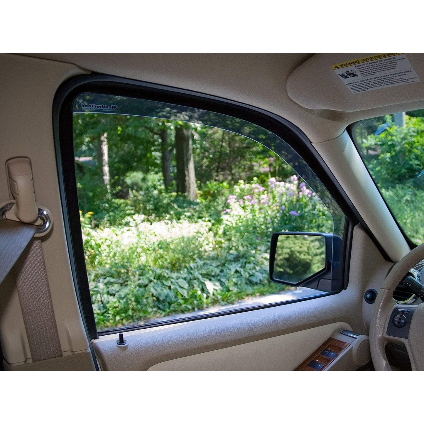 WeatherTech Dark Window Deflectors - Front Set | 2016+ Honda Civic Coupe | 80793