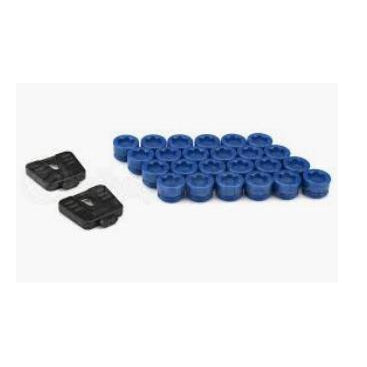 Wheel Mate Muteki SR45R Caps Set 24pc Blue - Universal | 33100U