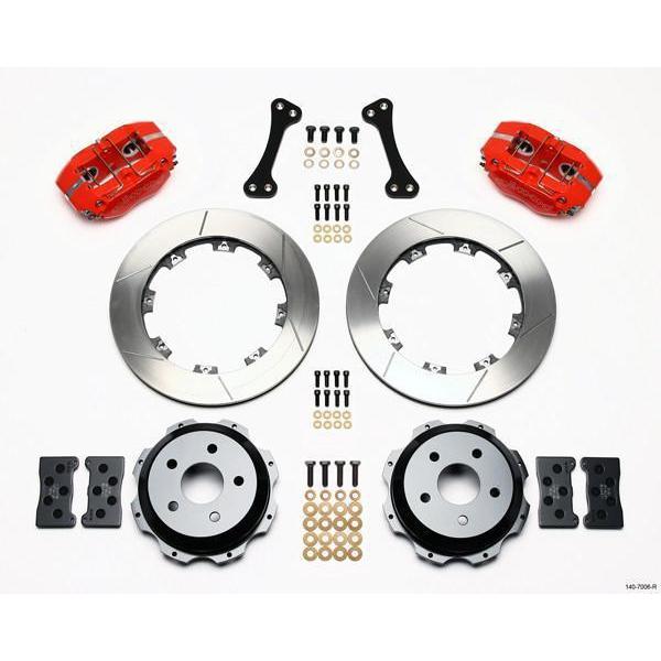 Wilwood Dynapro Red Slotted Rear Brake Kit 2002-2005 WRX