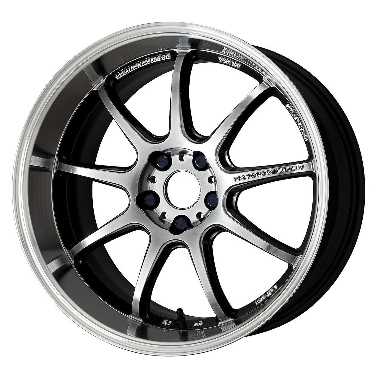 WORK EMOTION D9R 18×9.5J 5H 114.3 ＋12 Work Emotion D9r 5x114.3 18x9.5 +12 White - Threepieceus